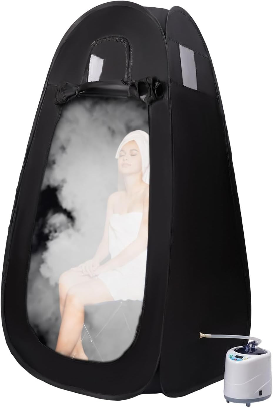 Full Size Portable Steam Sauna Tent Home Spa 2L Fast Heat 99-Min Timer Chair