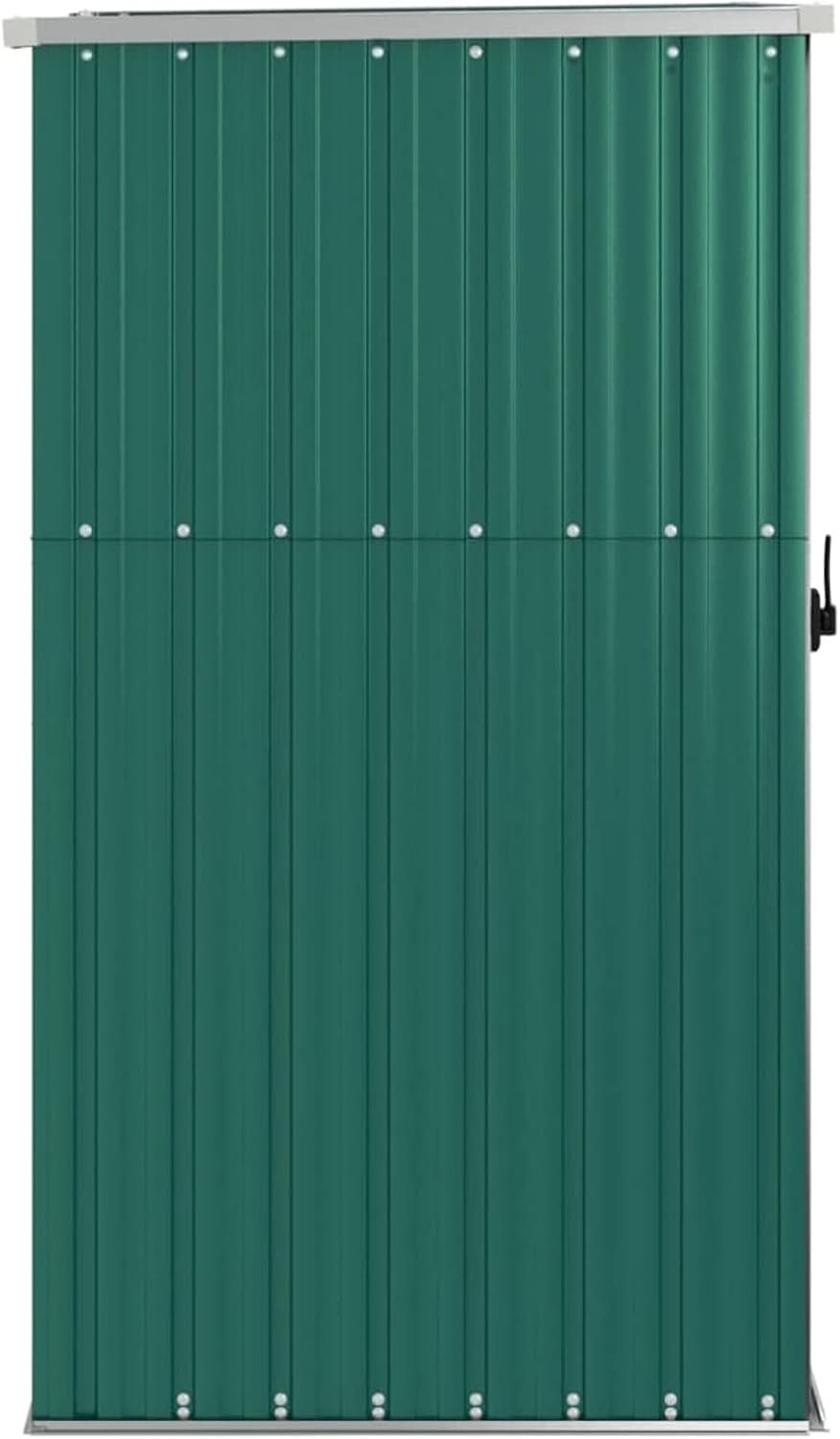 Outdoor Metal Garden Shed Storage House with Sloped Roof & Handle green