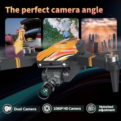 TTROARDS Mini Drone 1080P Camera, Brushless Motor, Foldable, Obstacle Avoid