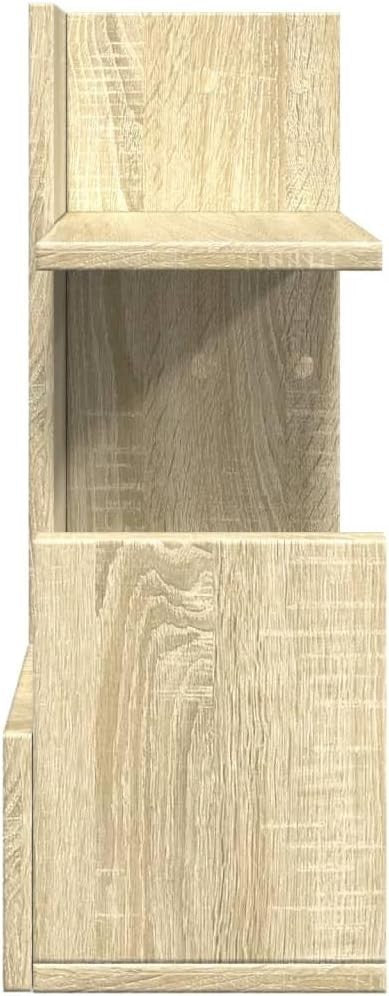 Desk Organizer Tray Sonoma Oak – Engineered Wood Multi-Level 49x20x52.5 cm