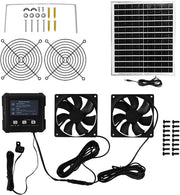 Solar Chicken Coop Fan Ventilation Timer Light Sensor