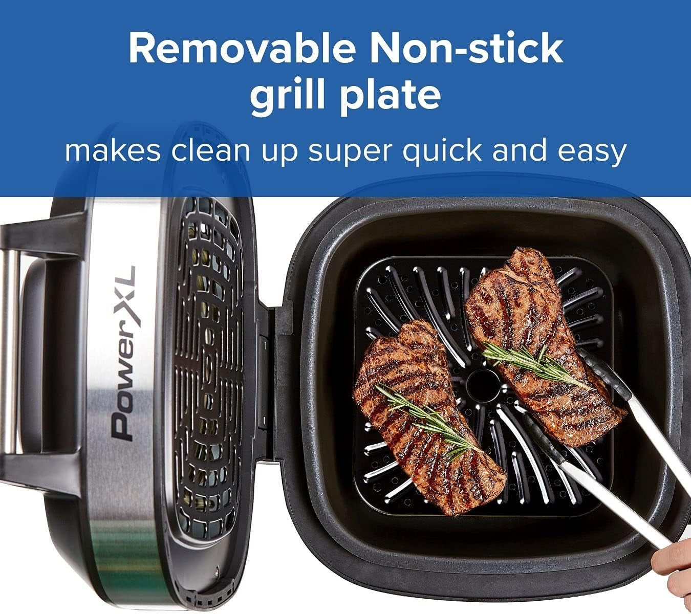5.7L Air Fryer Grill Multicooker 12-in-1 200°C Dual Heat Nonstick LED