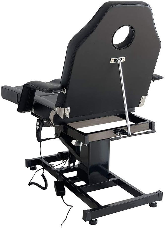 Electric Lift Massage Table 3-Section Recline Spa Beauty Tattoo Therapy Bed