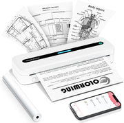 Portable A4 Inkless Thermal Printer Wireless & USB High‑Definition 304 DPI