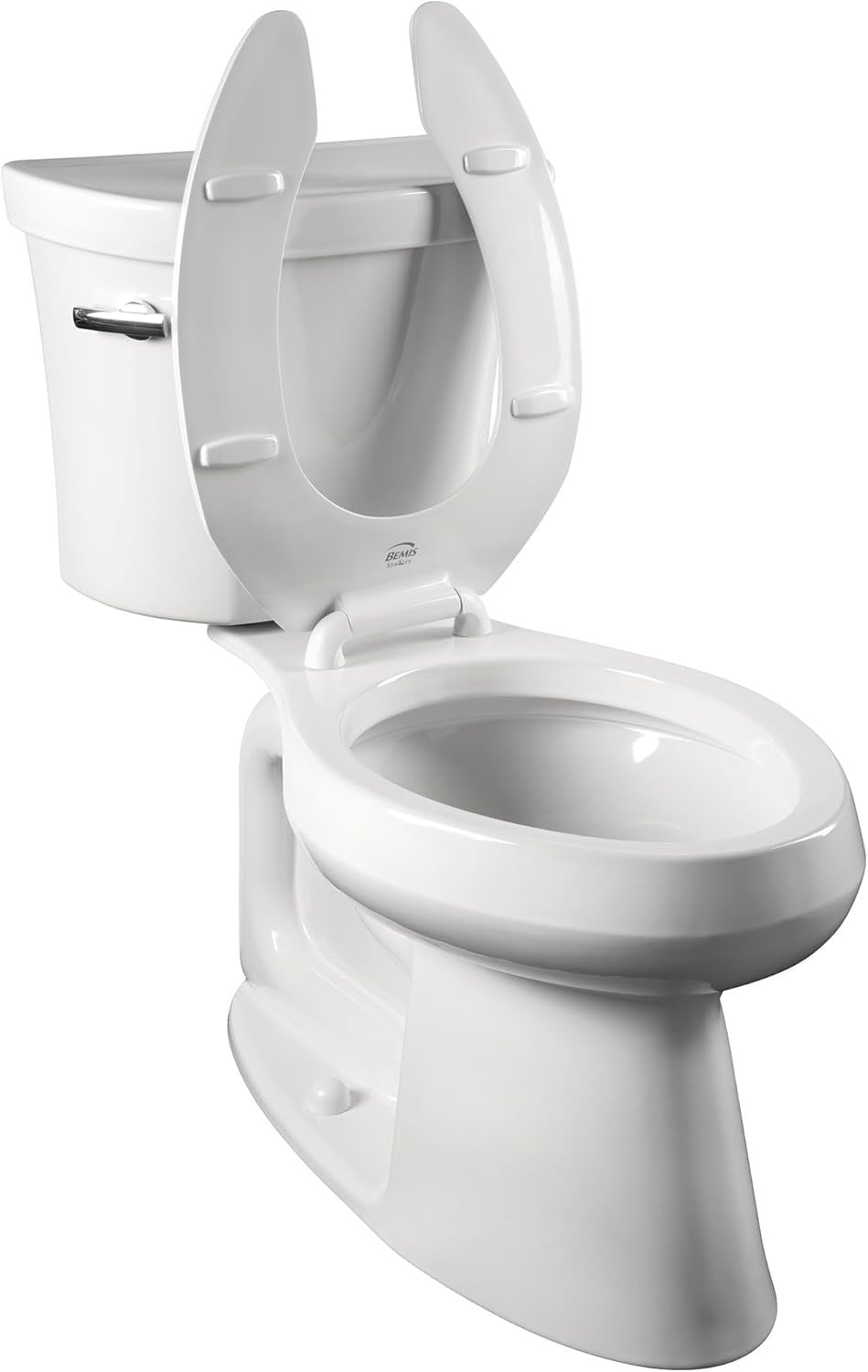 White Round Toilet Seat | Commercial, Heavy-Duty, Stay-Tite
