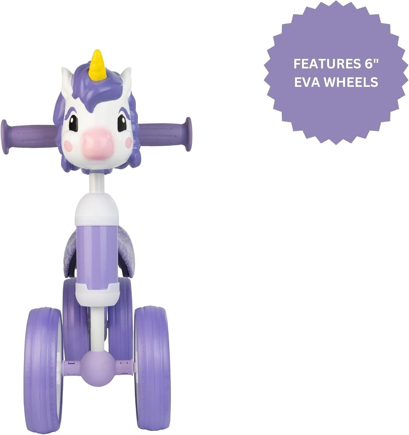 Toddler Balance Bike First Training Ride On 6in Wheels Age 1+ Purple
