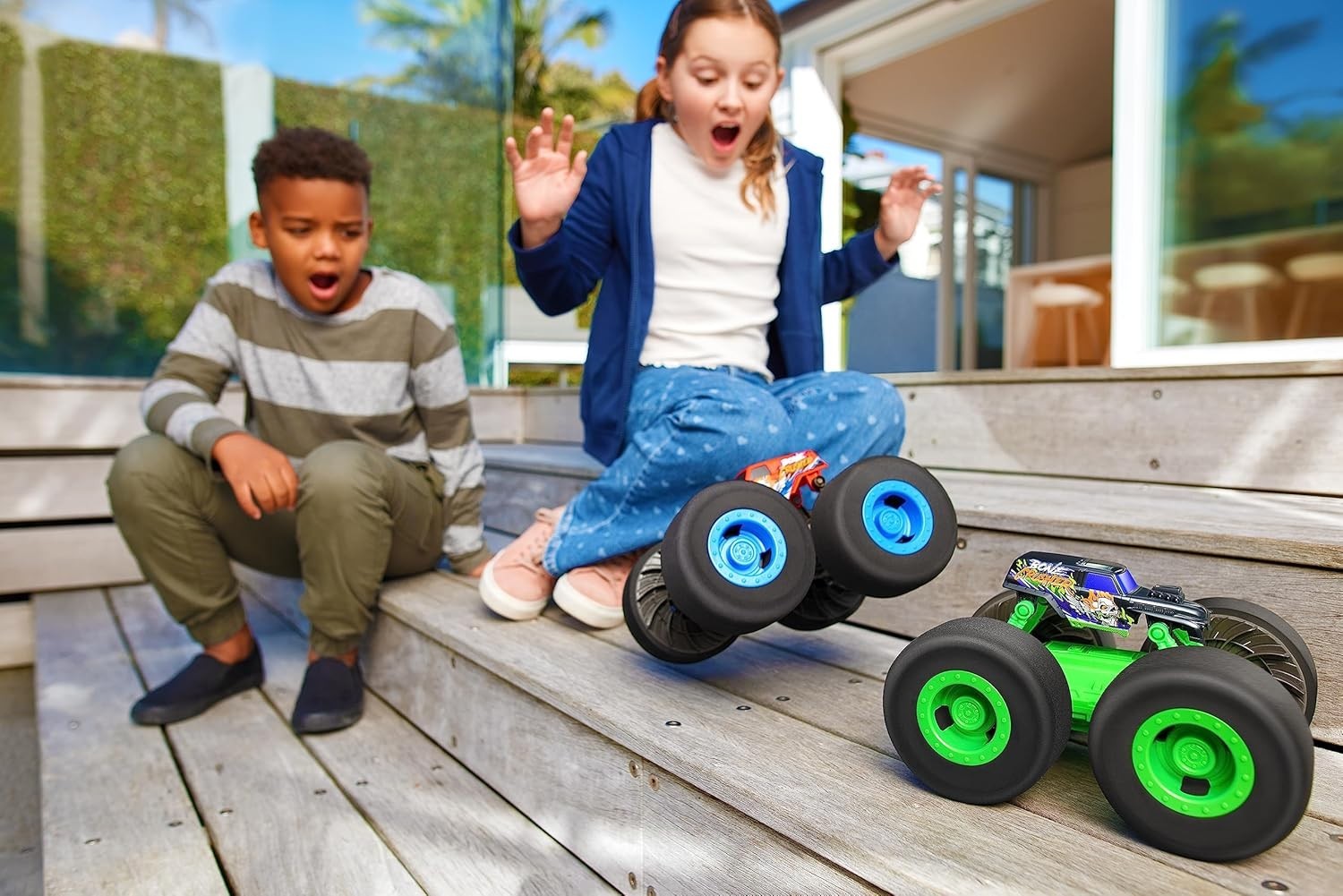 All-Terrain 4WD RC Monster Truck | Drives on Water & Walls | Off-Road Racing Toy