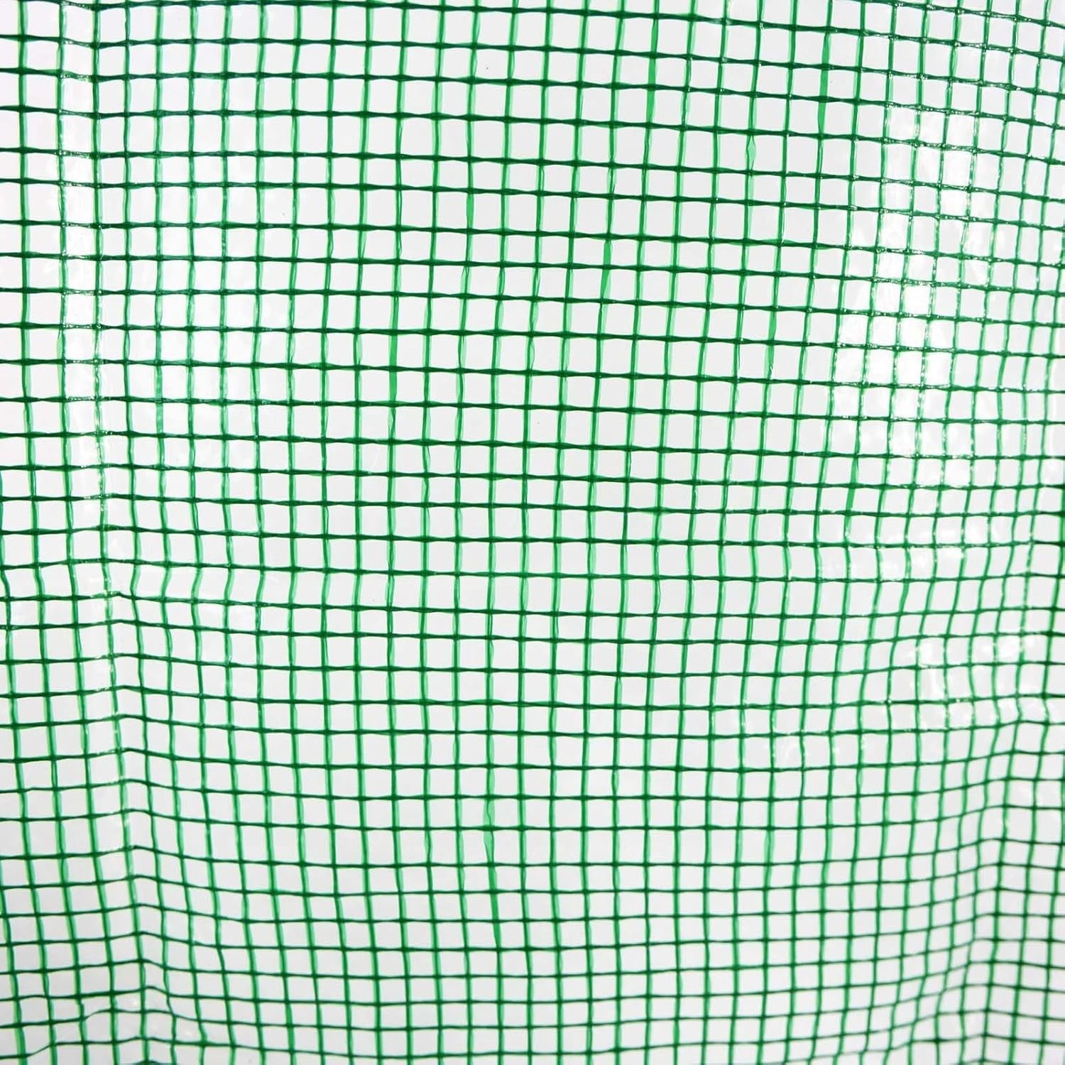 8-Shelf Walk-In Greenhouse with Waterproof PE Cover & Metal Frame 143x143x195cm