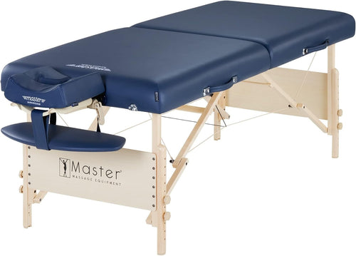 71cm Coronado Portable Massage Table Spa Therapy Bed with 7.6cm Foam Blue