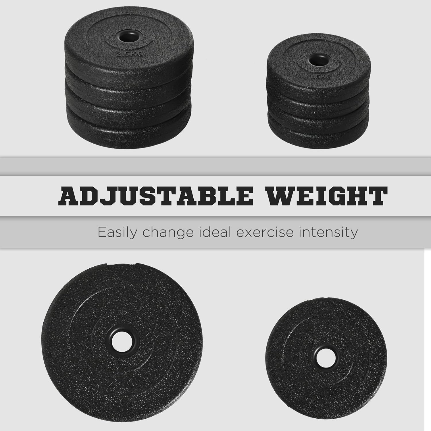 20kg Adjustable Dumbbells Set Non Slip Home Gym Hand Weights Compact