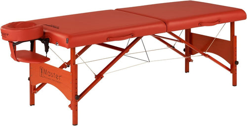 70cm Portable Massage Table Lightweight Spa Bed Folding Therapy Couch Cinnamon
