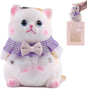 Big Cat Squishy Stress Relief Toy Soft Calico Cat Sensory Fidget