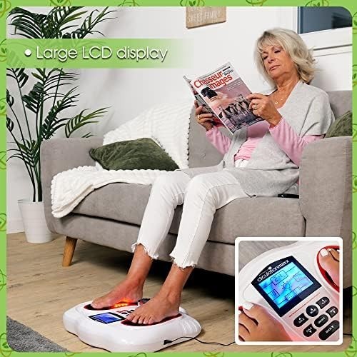 EMS Foot & Leg Circulation Booster, 99 Levels, Pain Relief, Home Use
