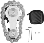 Silver Stainless Steel Gear Fidget Toy Spinner ADHD Stress Relief