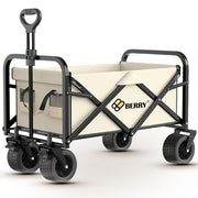 Heavy-Duty Foldable Utility Wagon Trolley | 150KG All-Terrain Cart