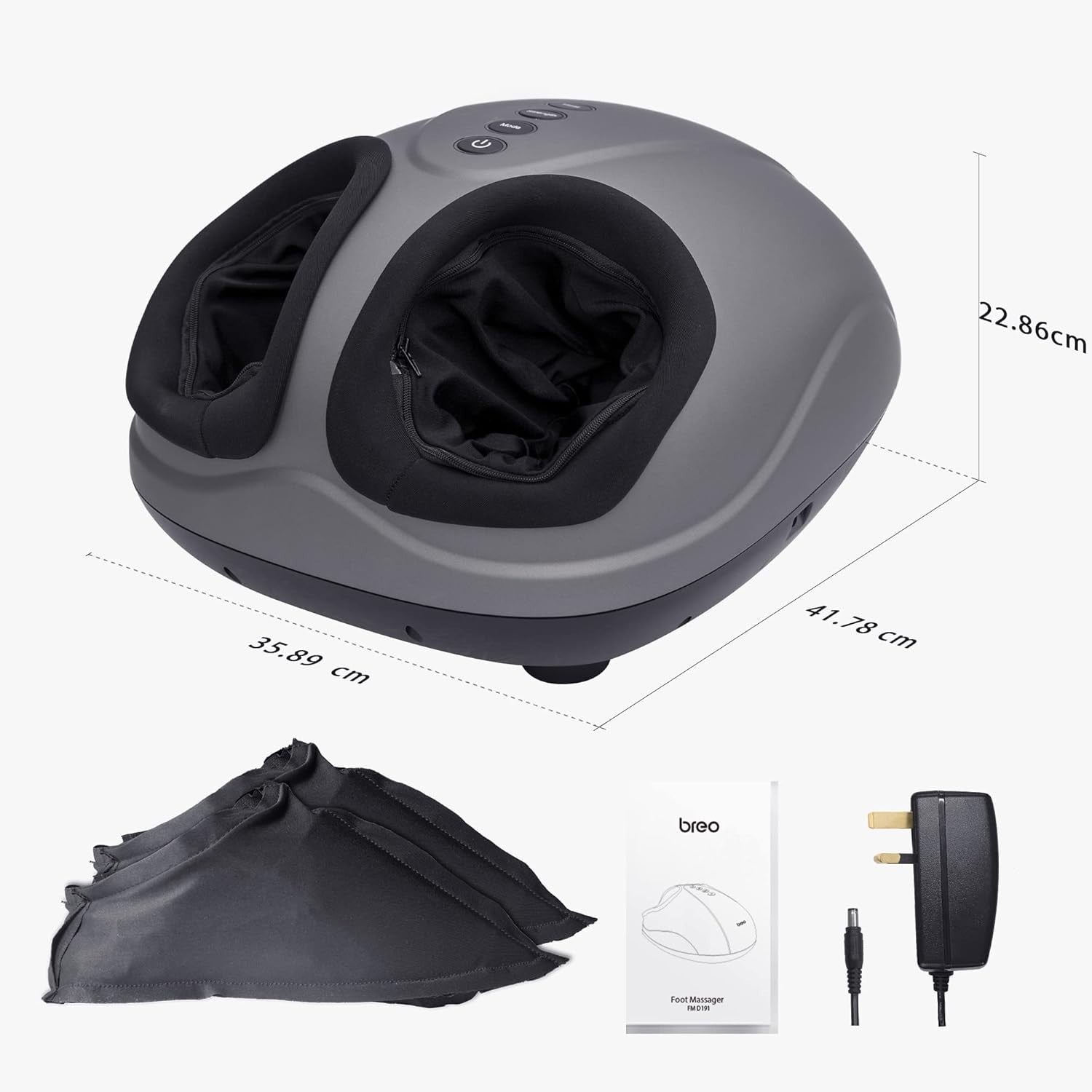 Foot Massager with Heat & Air Compression for Pain Relief & Relaxation