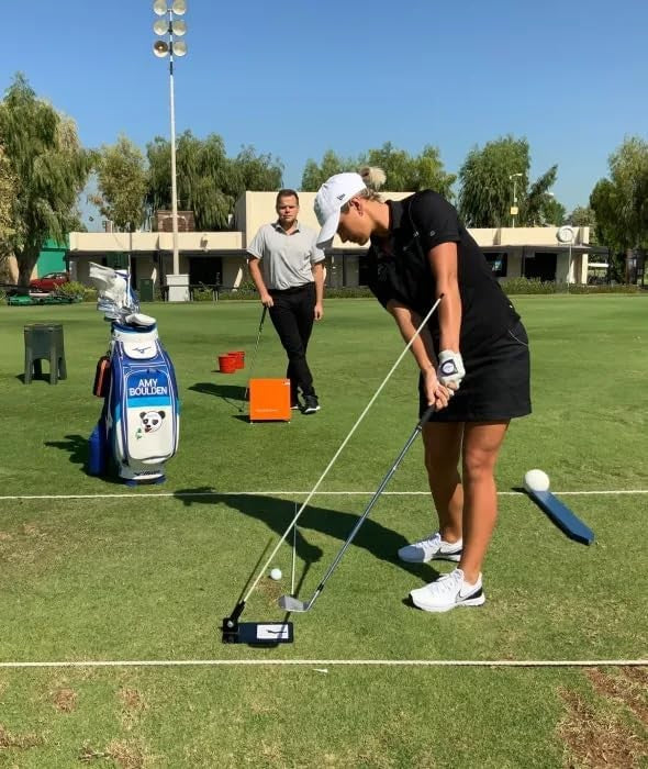 Golf Swing Plate Trainer Adjustable Base for Swing Plane Practice