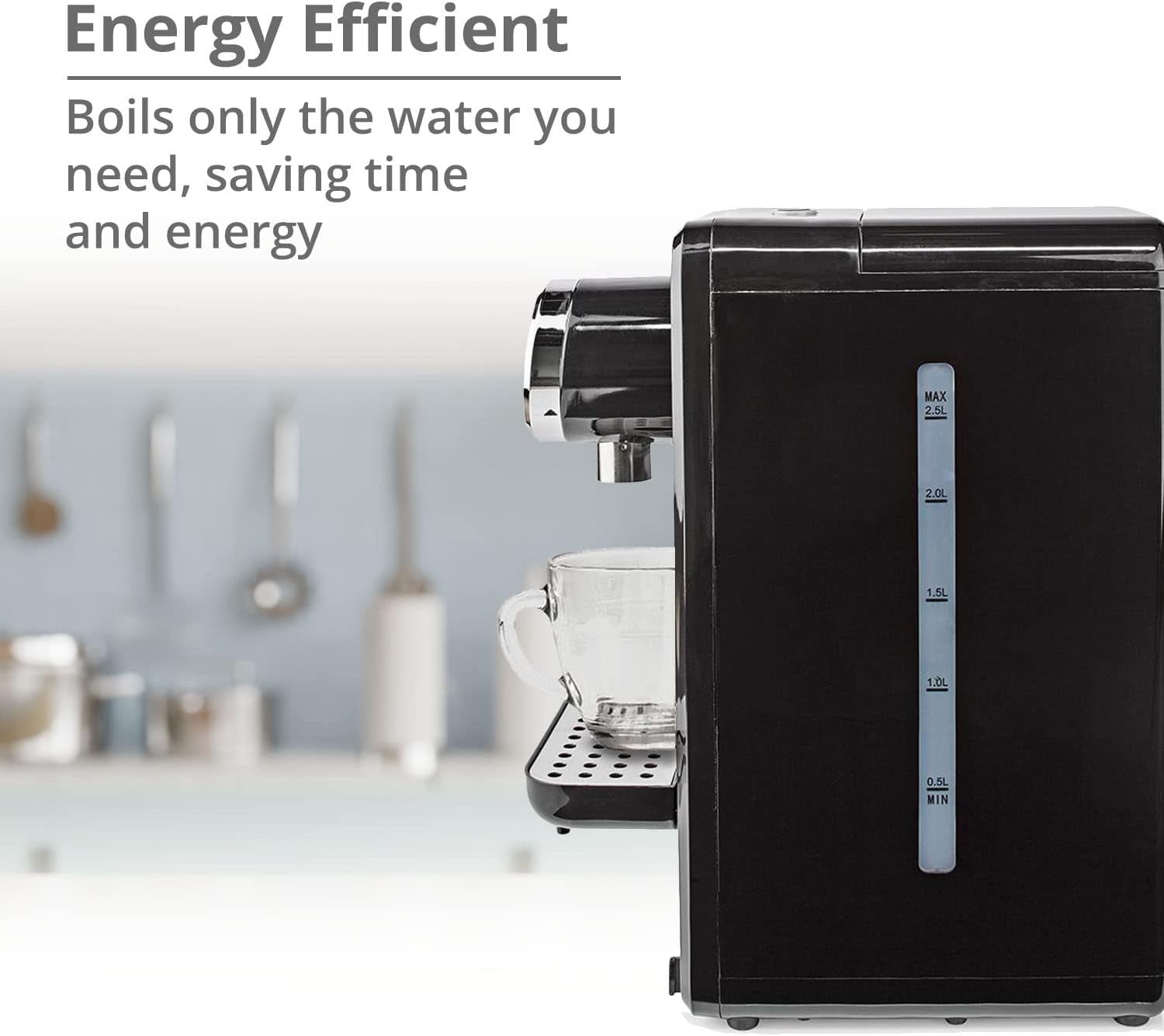 Instant Hot Water Dispenser 2.5L | 2600W One Button Fast Boil