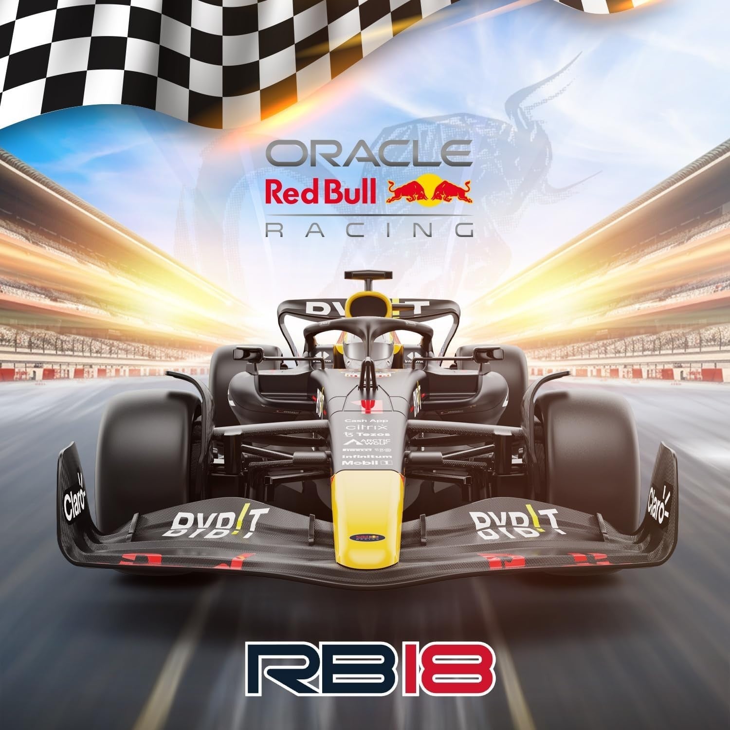 Red Bull F1 RB18 RC Car 1:12 – Official Licensed 2.4GHz Racing Model