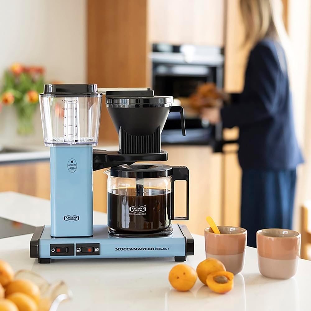 Premium Filter Coffee Machine 1.25L | Fast Brew Drip Maker with Glass Jug UK