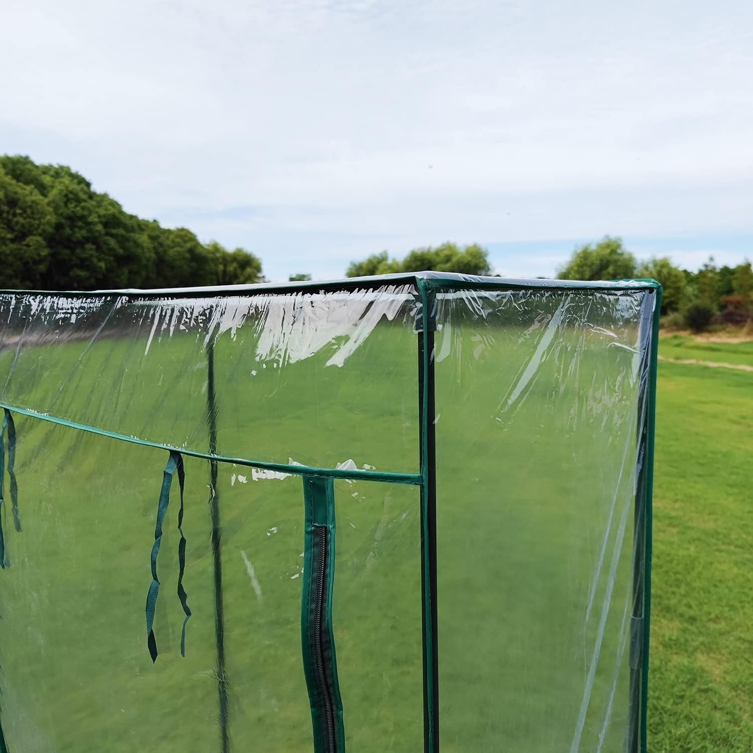 Portable Garden Greenhouse 150x98x49cm Weatherproof Film Cover for Plants