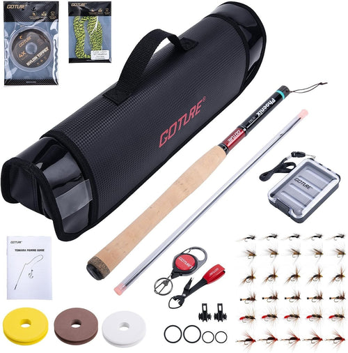 Travel-Friendly 12ft Tenkara Fishing Rod Kit with Cork Handle