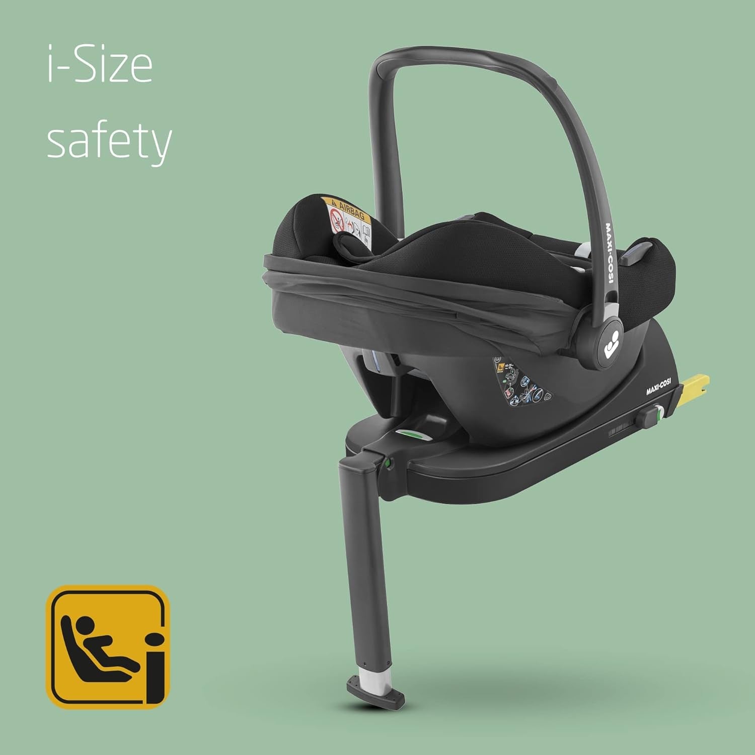 i-Size Newborn Baby Car Seat 0–12 Months Lightweight Rear Facing Carry Seat