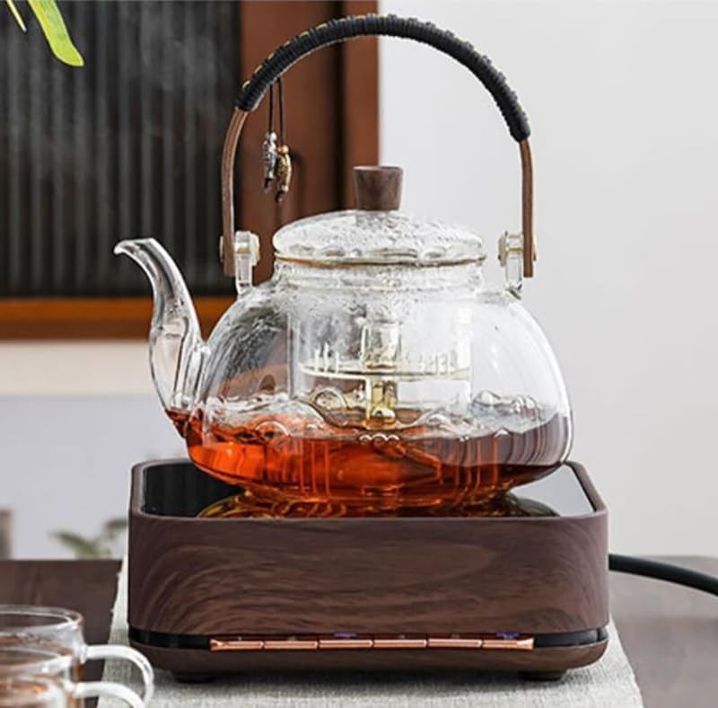 950ml Japanese Style Glass Teapot with Infuser Stovetop Safe Tea Pot
