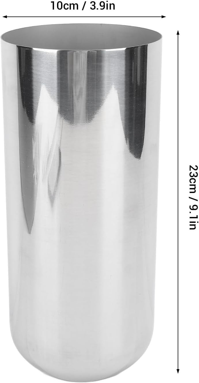 Stainless Steel Flower Vase Silver Modern Table Centerpiece Home Decor