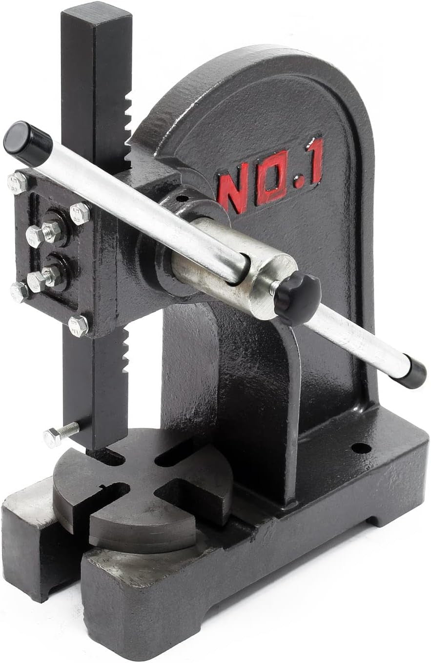 1 Ton Arbor Press Hand Lever Workshop Press Metal Punching Tool