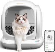 Self Cleaning Cat Litter Box App Control 75L XL Multi Cat Smart Tray