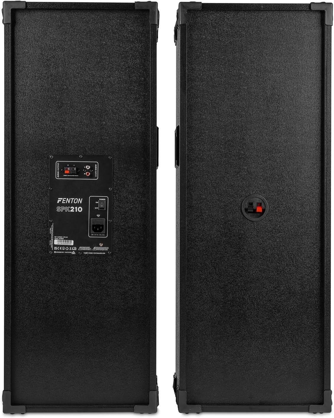 Dual 10" Karaoke Speaker Set Bluetooth Party System 2 Mics