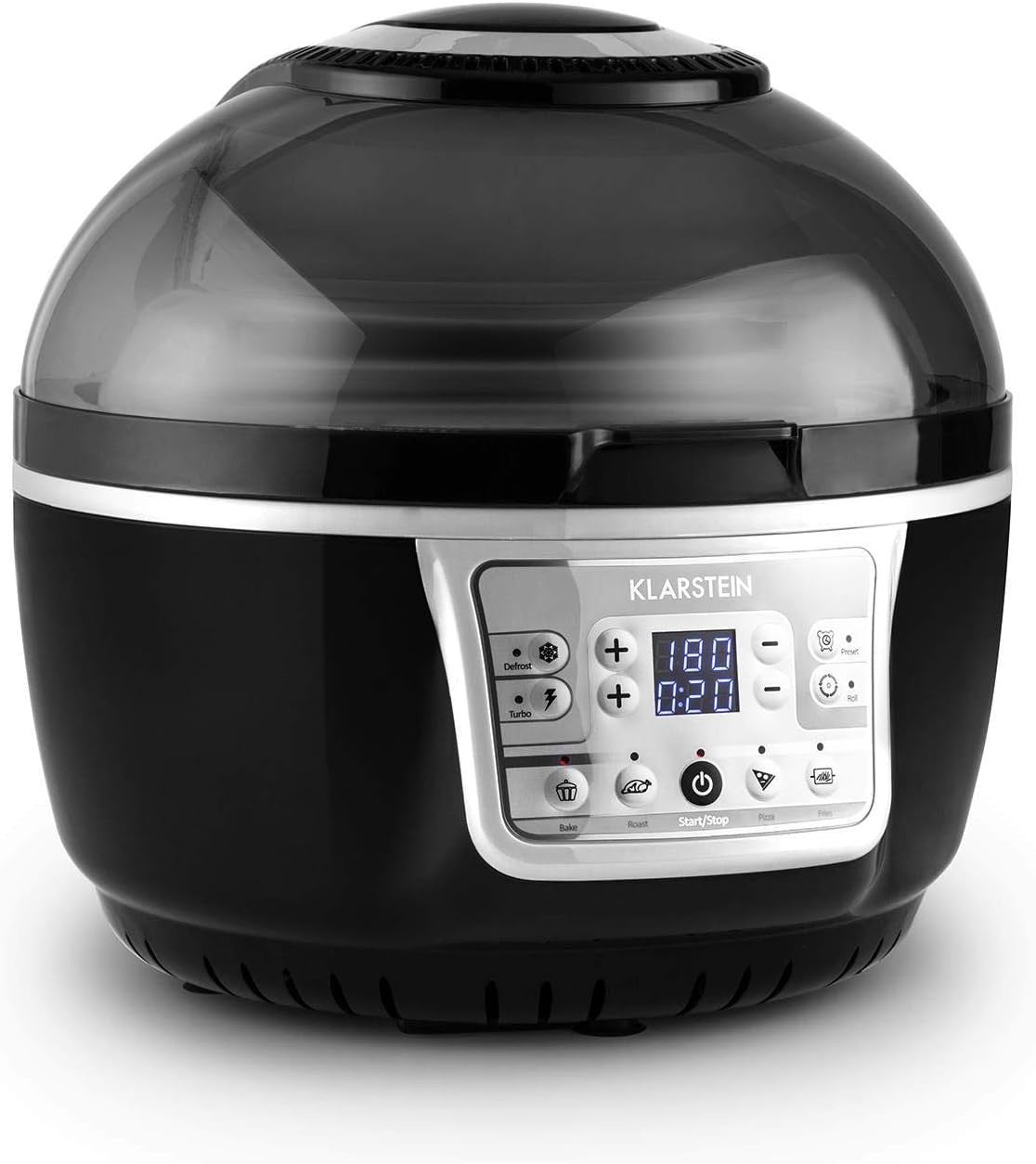 Turbo Hot Air Fryer Oven 9L Oil Free Infrared Heating 1400W Healthy Cook