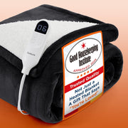 Electric Heated Throw Blanket Ultra Soft Flannel 6 Heat Overheat Safe
