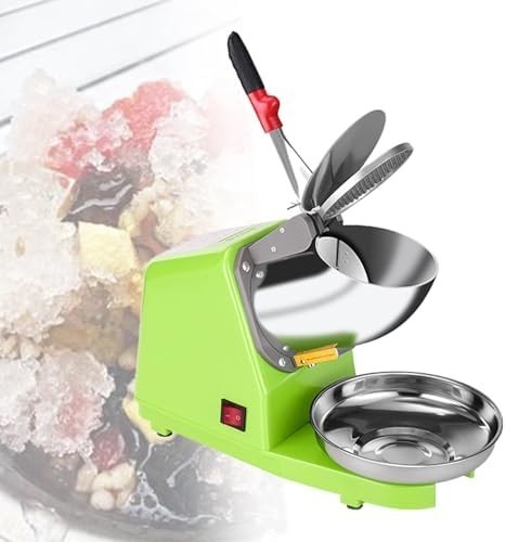Commercial Ice Crusher Slush Machine 380W Double Blade Snow Cone Maker