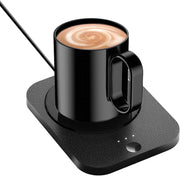 Black Desk Mug Warmer 3 Temp 50-60°C Auto Shut Off Heater
