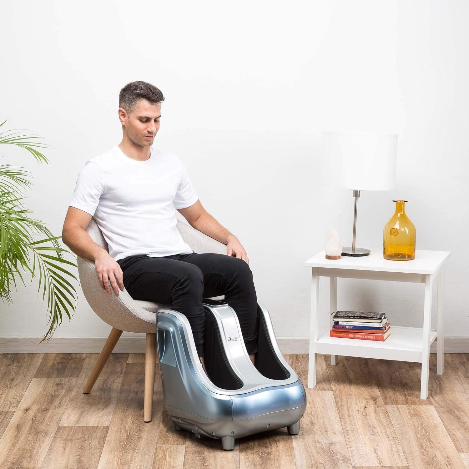 Foot & Leg Massager with Heat, Compression & Kneading Therapy