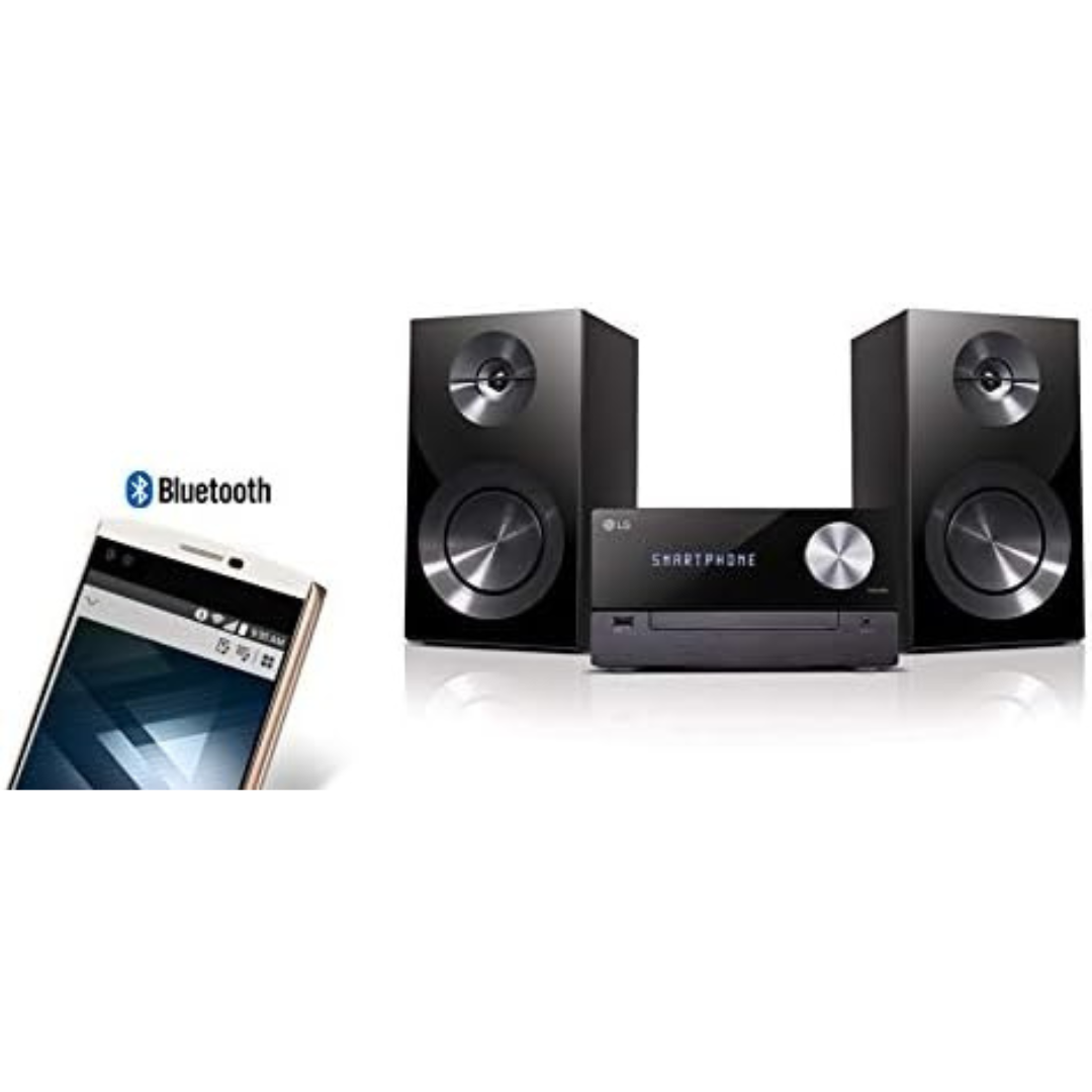 100W Micro HiFi Stereo System | Bluetooth DAB Radio | CD Player USB | TV Sync