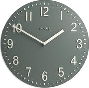 30cm Green Wall Clock Modern Convex Silent Raised Numbers Home Decor