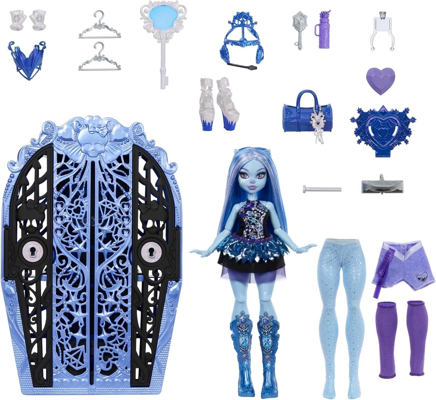 Mystery Reveal Fashion Doll Closet Set 19+ Surprises Popstar Outfits
