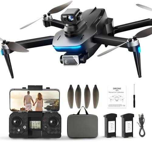 4K GPS Drone with Camera, 360° Obstacle Avoidance, Brushless Motor  249g