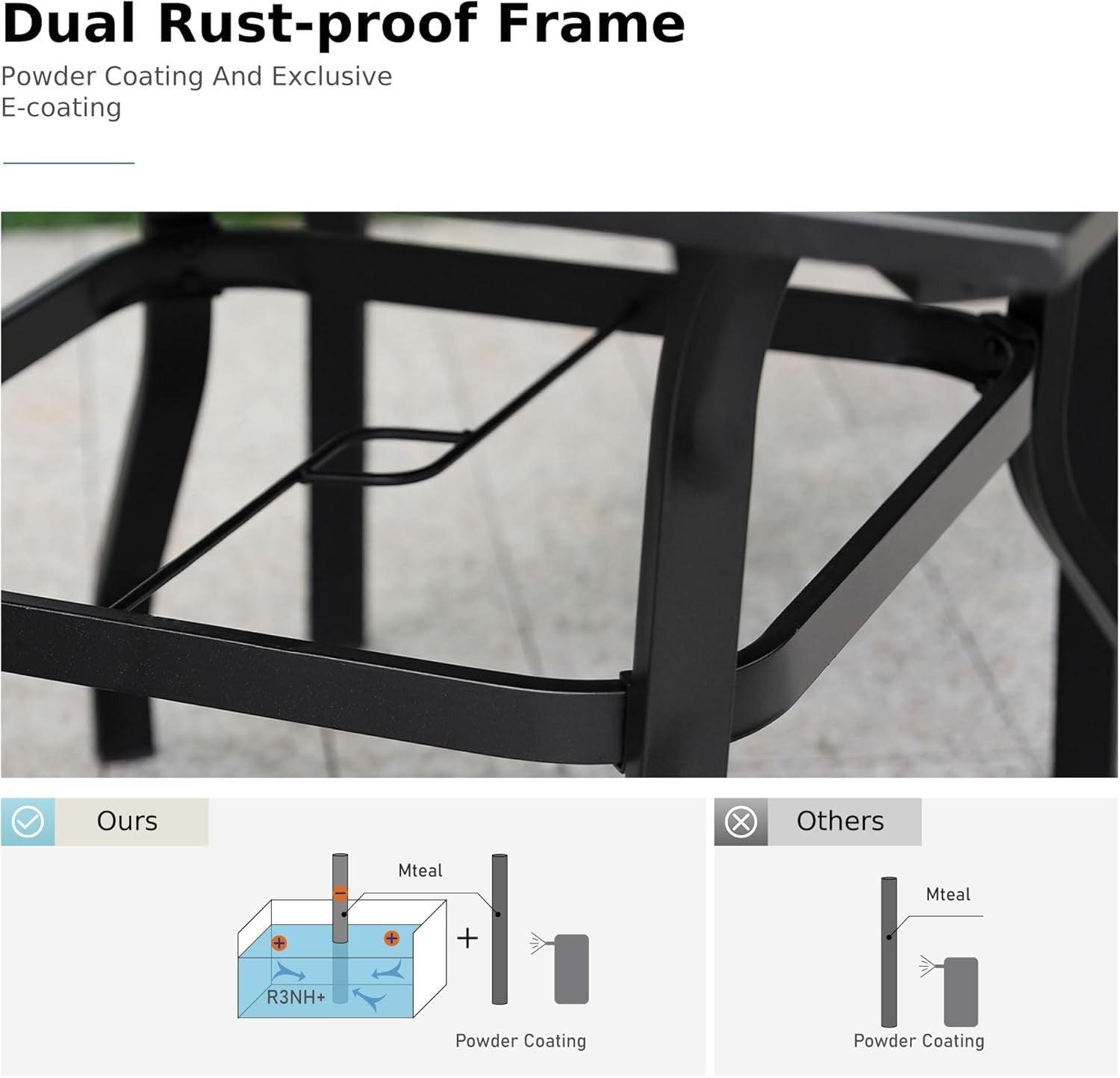 37" Outdoor Rattan Dining Set Table Chairs Garden Patio Bistro Furniture
