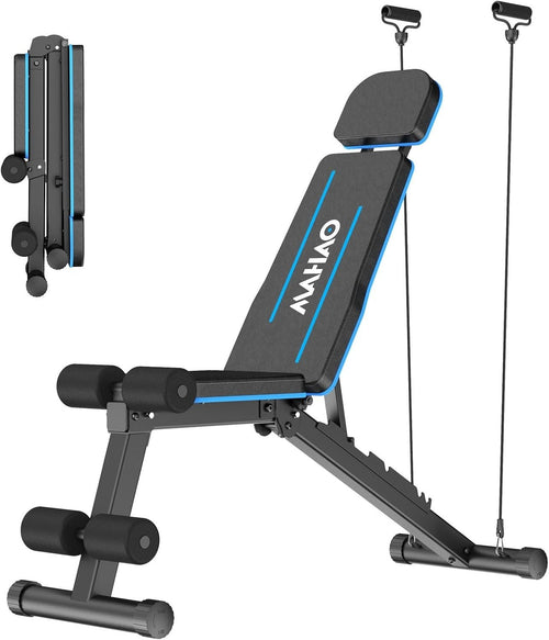 Adjustable Folding Weight Bench Incline Decline Flat Home Gym