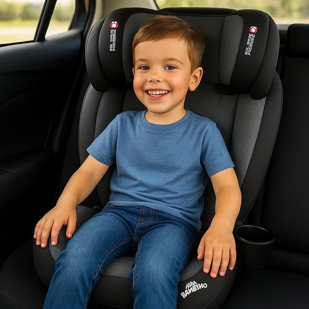 i-Size Highback Car Seat 100–150cm ISOFIX Side Impact Cup Holder