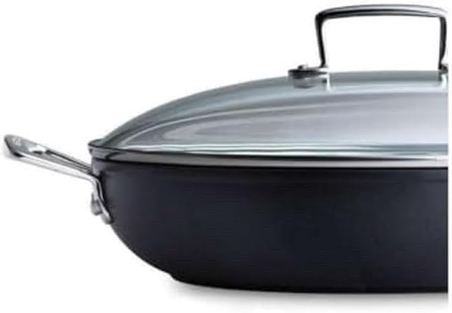 24cm Toughened Non Stick Casserole with Glass Lid – Oven & Induction Safe