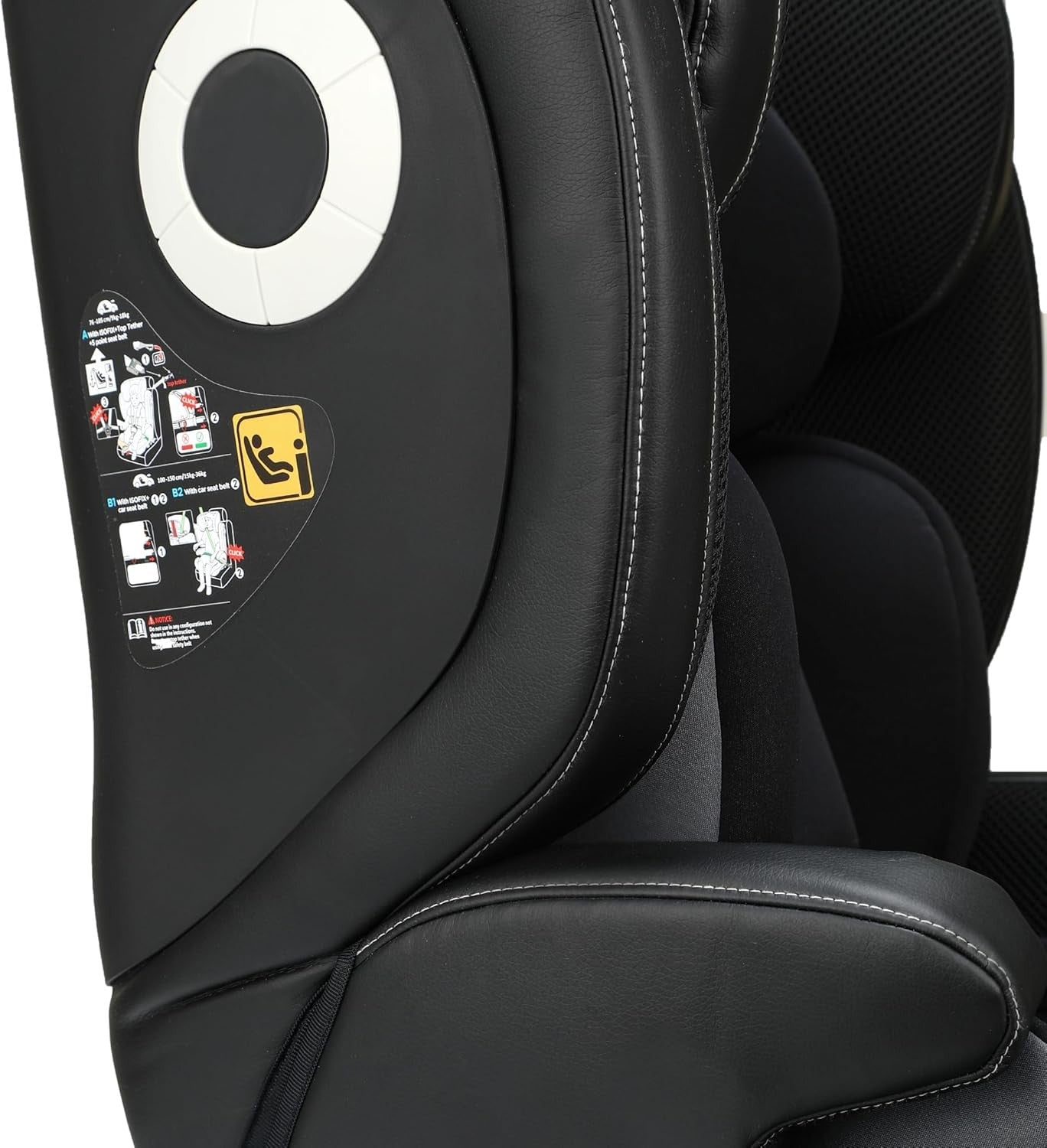 i-Size Child Car Seat ISOFIX 76–150cm 5-Point Harness High Back Booster