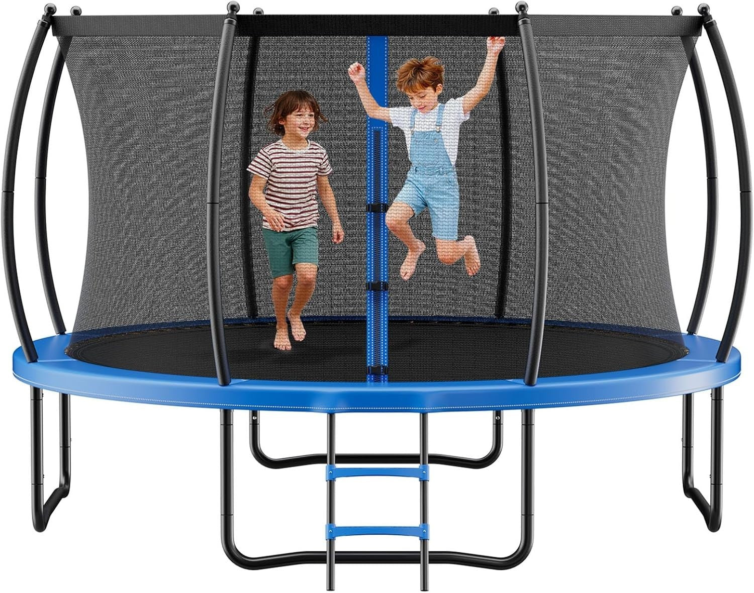 14FT Outdoor Trampoline with Safety Enclosure Heavy Duty 450LB