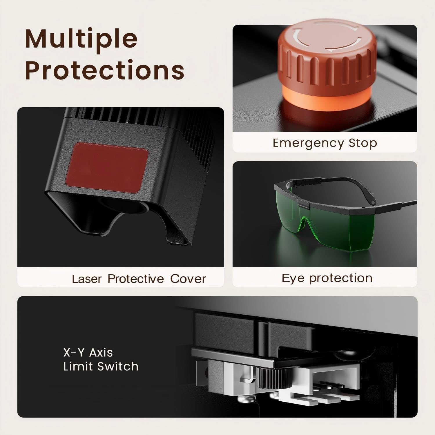 Mini Laser Engraver CNC 5.5W High Speed Wood Acrylic Metal Cutting Machine