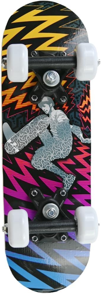 Kids Mini 17" Beginner Skateboard ABEC5 Stable Deck Lightweight Skate Board Toy