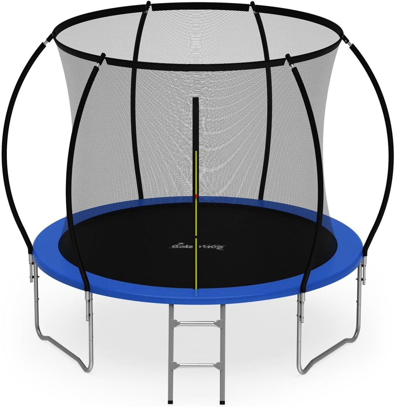 10FT Kids Outdoor Trampoline Safety Enclosure Ladder Waterproof